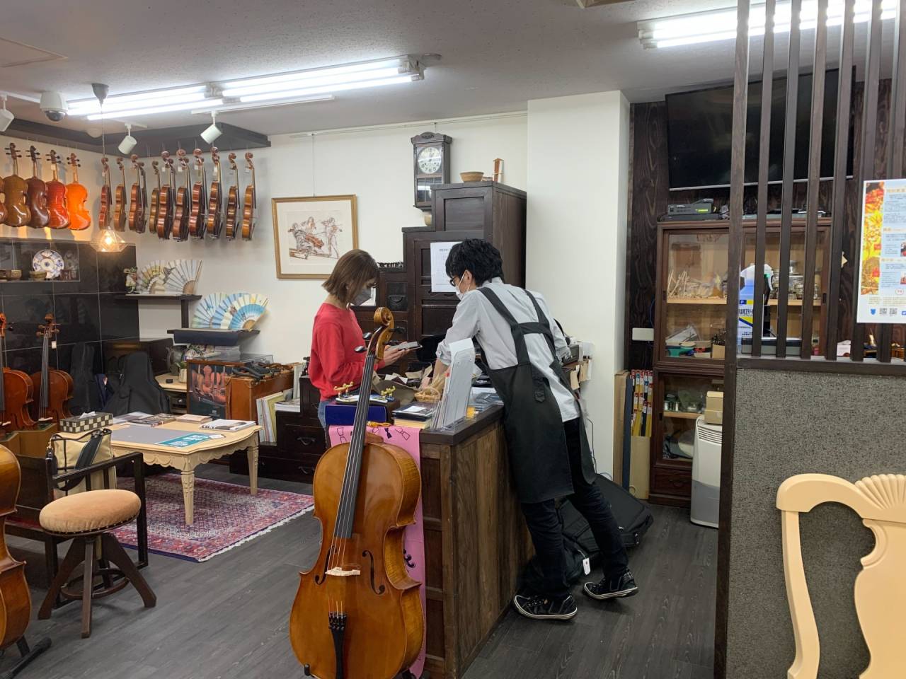 京都展示会初日🎻